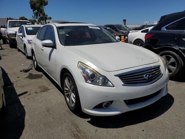 JN1CV6AP1DM724911 - 2013 INFINITI G37 BASE WHITE photo 4