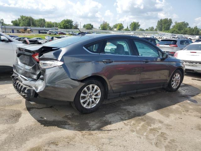 3FA6P0G74GR355147 - 2016 FORD FUSION S GRAY photo 3