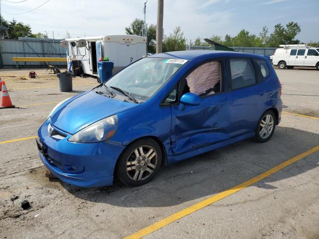 JHMGD38637S018048 - 2007 HONDA FIT S 蓝色 照片 1