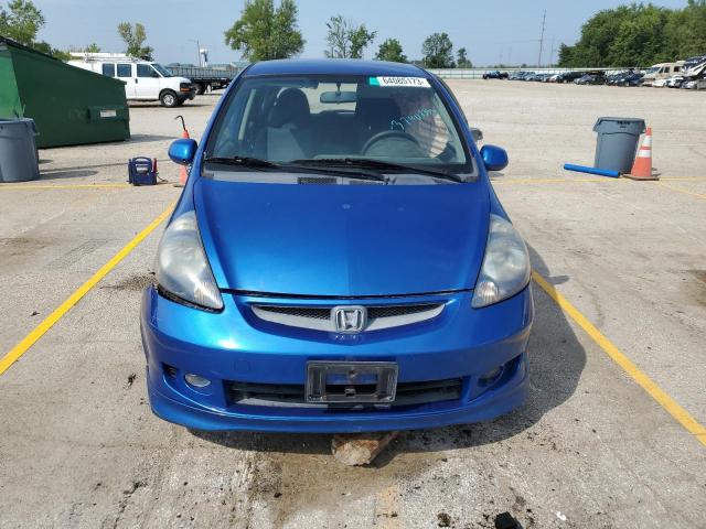 JHMGD38637S018048 - 2007 HONDA FIT S 蓝色 照片 5