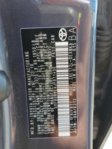 5YFBURHE4JP811406 - 2018 TOYOTA COROLLA L Boz foto 13