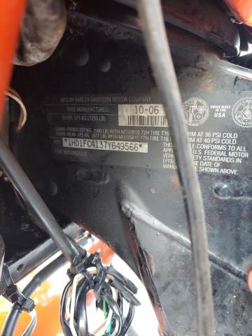 1HD1FC4137Y649566 - 2007 HARLEY-DAVIDSON FLHTCUI 橙色 照片 10