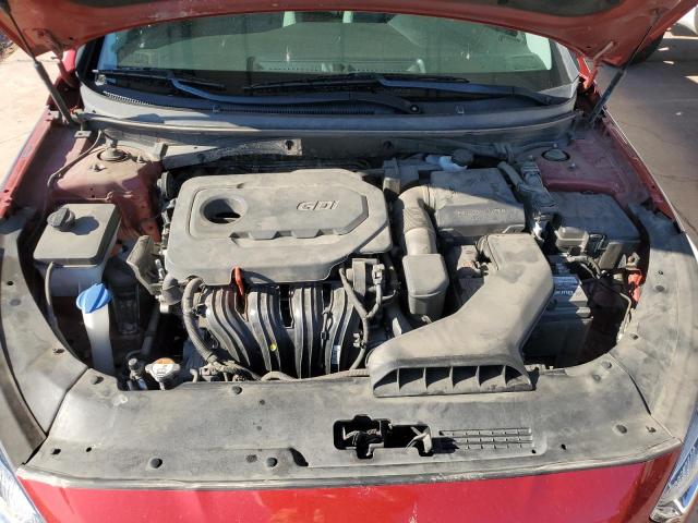 5NPE24AF3KH757524 - 2019 HYUNDAI SONATA SE RED photo 11