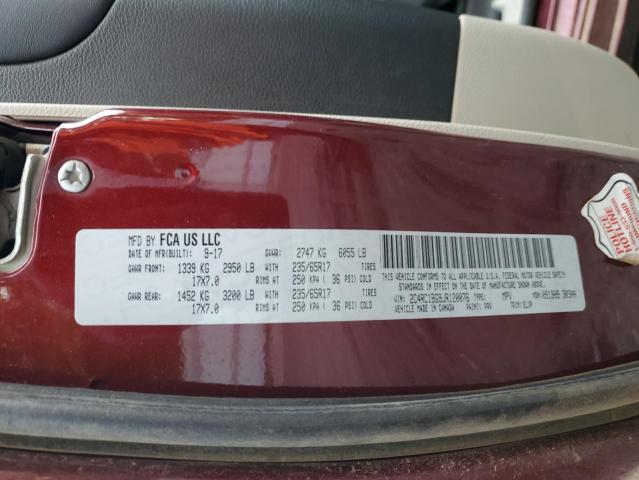 2C4RC1BG9JR120076 - 2018 CHRYSLER PACIFICA TOURING L Շագանակագույն լուսանկար 13