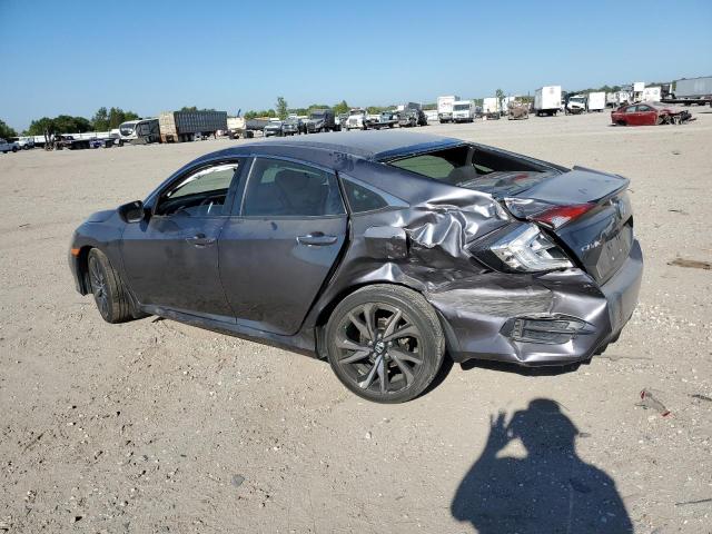 2HGFC2F80KH598147 - 2019 HONDA CIVIC SPORT GRAY photo 2