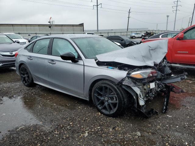 2HGFE2F59NH533155 - 2022 HONDA CIVIC SPORT SILVER photo 4