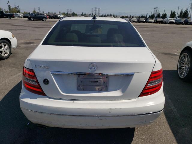 WDDGF4HB9DR263427 - 2013 MERCEDES-BENZ C 250 WHITE photo 6