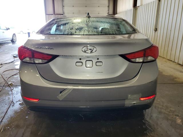 KMHDH4AEXEU090023 - 2014 HYUNDAI ELANTRA SE SILVER photo 6