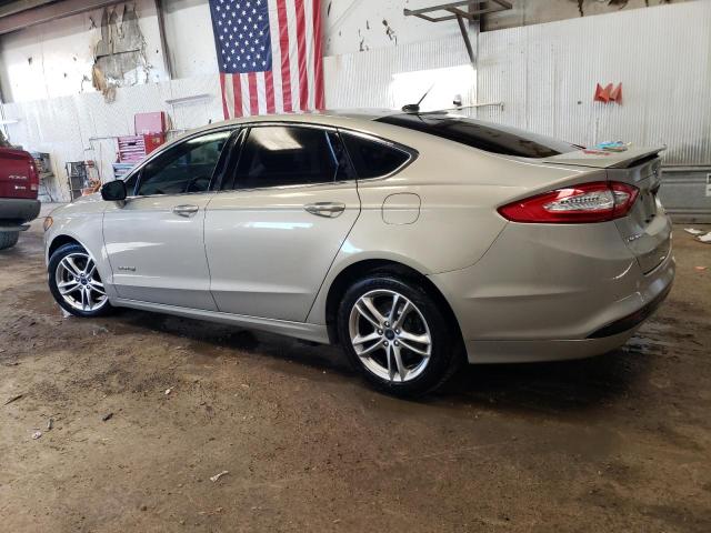 3FA6P0RU9FR262206 - 2015 FORD FUSION TITANIUM HEV GOLD photo 2