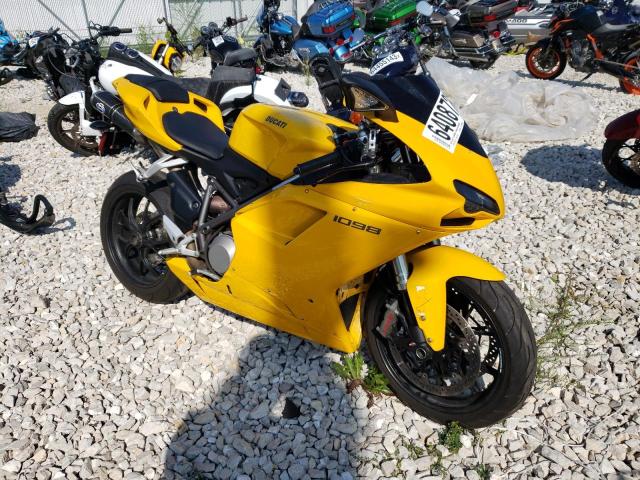 ZDM1XBEW37B005835 - 2007 DUCATI 1098 BASE YELLOW photo 1