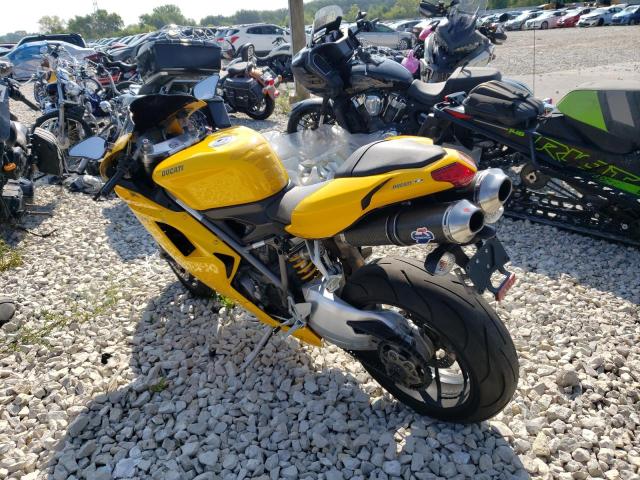 ZDM1XBEW37B005835 - 2007 DUCATI 1098 BASE YELLOW photo 3