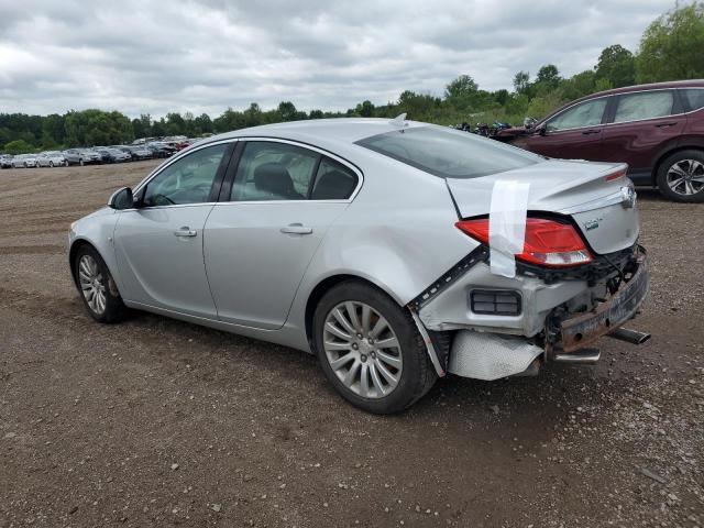 W04GV5EV7B1140913 - 2011 BUICK REGAL CXL SILVER photo 2