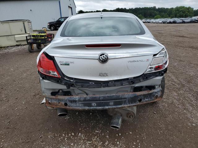 W04GV5EV7B1140913 - 2011 BUICK REGAL CXL SILVER photo 6