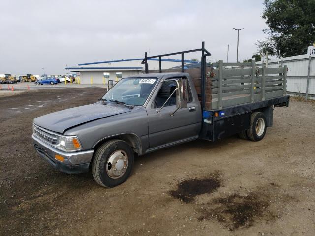 JT5VN94T1M0020453 - 1991 TOYOTA PICKUP CAB CHASSIS SUPER LONG WHEELBASE GRAY photo 1