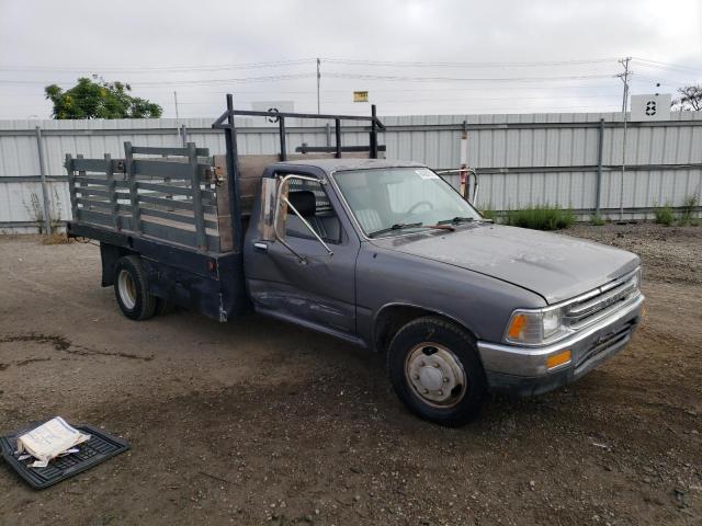 JT5VN94T1M0020453 - 1991 TOYOTA PICKUP CAB CHASSIS SUPER LONG WHEELBASE GRAY photo 4