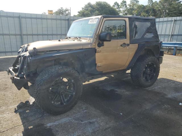 1C4AJWAG0FL595200 - 2015 JEEP WRANGLER SPORT GOLD photo 1