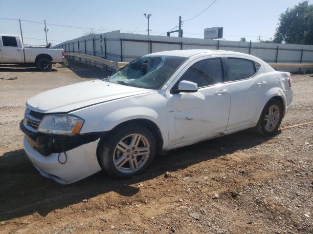 1C3CDZCB0EN228744 - 2014 DODGE AVENGER SXT WHITE photo 1