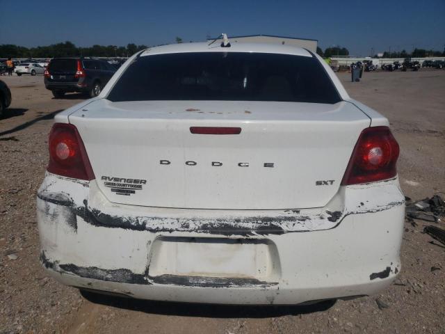 1C3CDZCB0EN228744 - 2014 DODGE AVENGER SXT WHITE photo 6