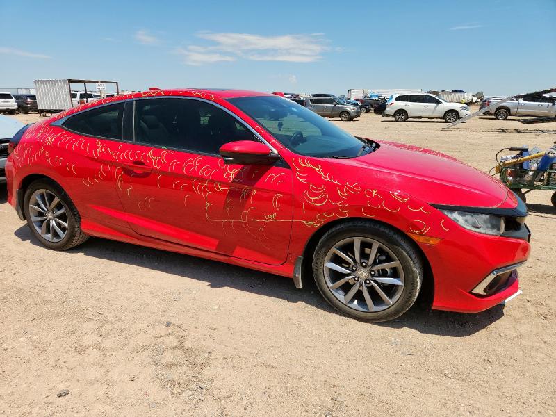 2HGFC3B38KH356416 - 2019 HONDA CIVIC EX წითელი ფოტო 4