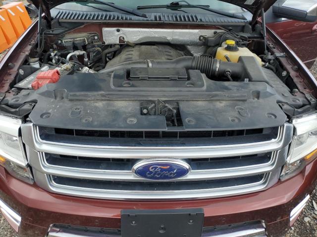 1FMJU1MTXGEF28964 - 2016 FORD EXPEDITION PLATINUM MAROON photo 12