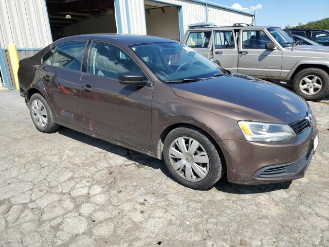 3VW2K7AJ0BM073689 - 2011 VOLKSWAGEN JETTA BASE 棕色 照片 4