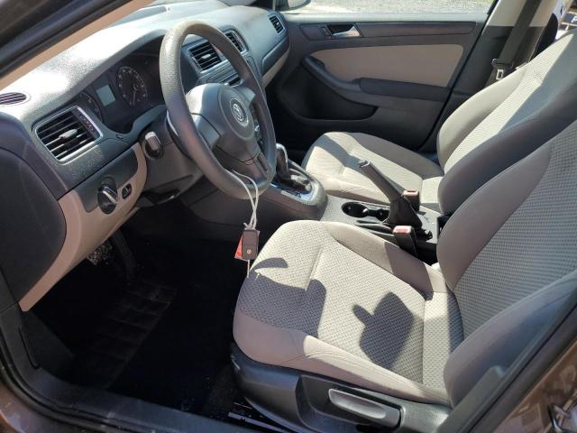 3VW2K7AJ0BM073689 - 2011 VOLKSWAGEN JETTA BASE 棕色 照片 7