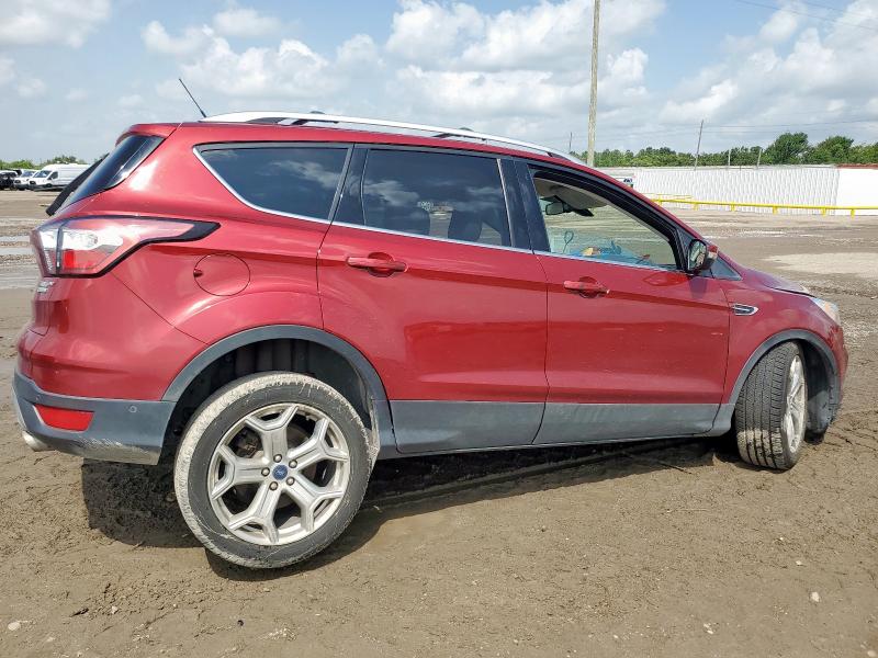 1FMCU0J9XJUD03906 - 2018 FORD ESCAPE TITANIUM Czerwony zdjęcie 3