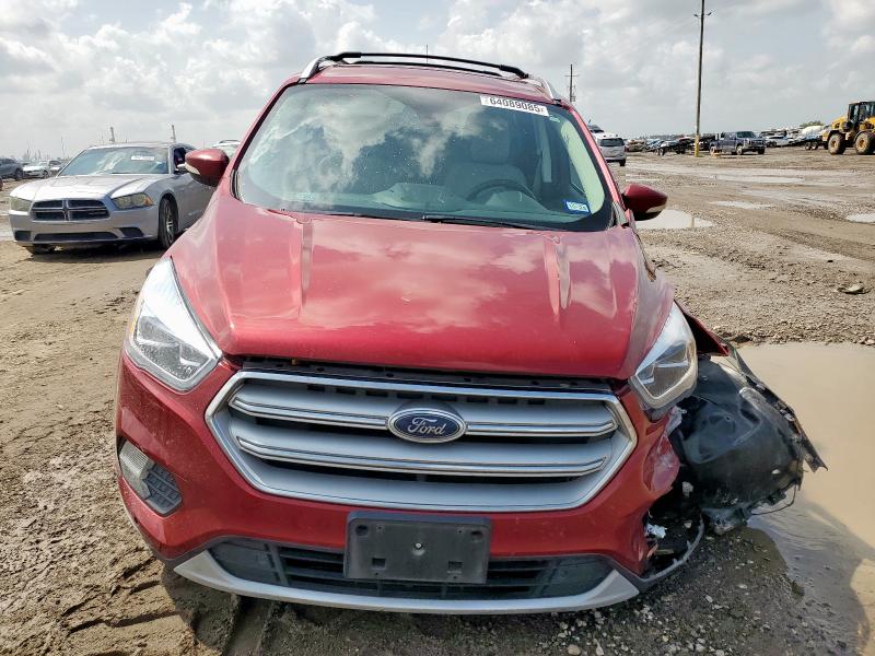 1FMCU0J9XJUD03906 - 2018 FORD ESCAPE TITANIUM Czerwony zdjęcie 5
