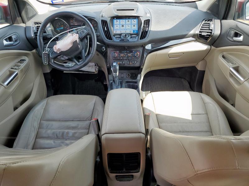 1FMCU0J9XJUD03906 - 2018 FORD ESCAPE TITANIUM Czerwony zdjęcie 8