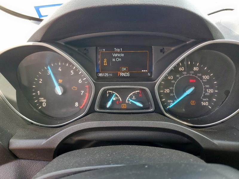 1FMCU0J9XJUD03906 - 2018 FORD ESCAPE TITANIUM Czerwony zdjęcie 9