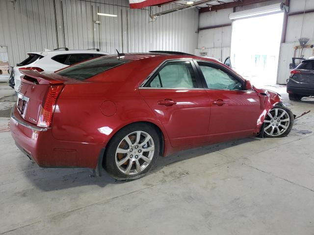 1G6DG577180170959 - 2008 CADILLAC CTS BURGUNDY photo 3