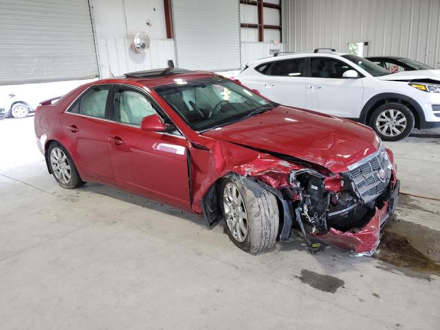 1G6DG577180170959 - 2008 CADILLAC CTS BURGUNDY photo 4