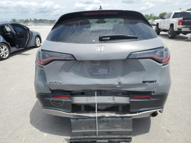 3CZRZ2H55PM706343 - 2023 HONDA HR-V SPORT GRAY photo 6