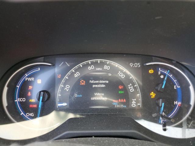 4T3RWRFV3SU178769 - 2025 TOYOTA RAV4 XLE WHITE photo 9