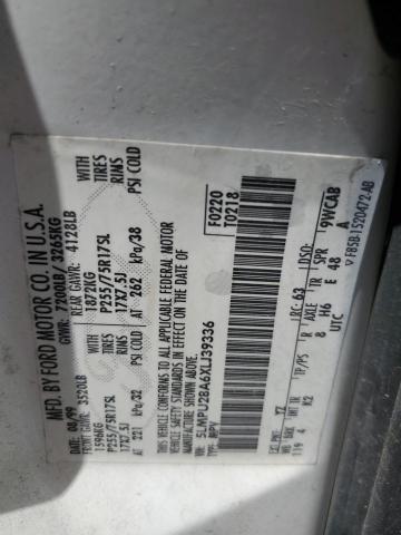 5LMPU28A6XLJ39336 - 1999 LINCOLN NAVIGATOR თეთრი ფოტო 13