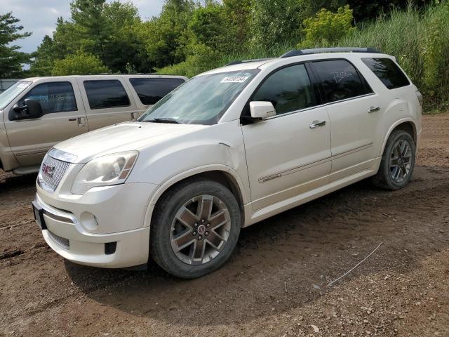 1GKKVTEDXCJ253272 - 2012 GMC ACADIA DENALI WHITE photo 1