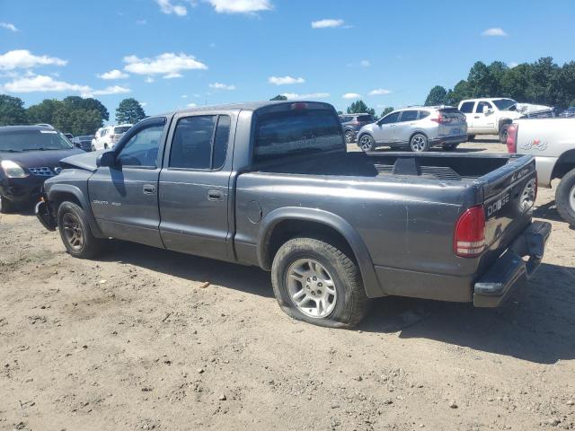 1B7HL38X42S683924 - 2002 DODGE DAKOTA QUAD SPORT GRAY photo 2