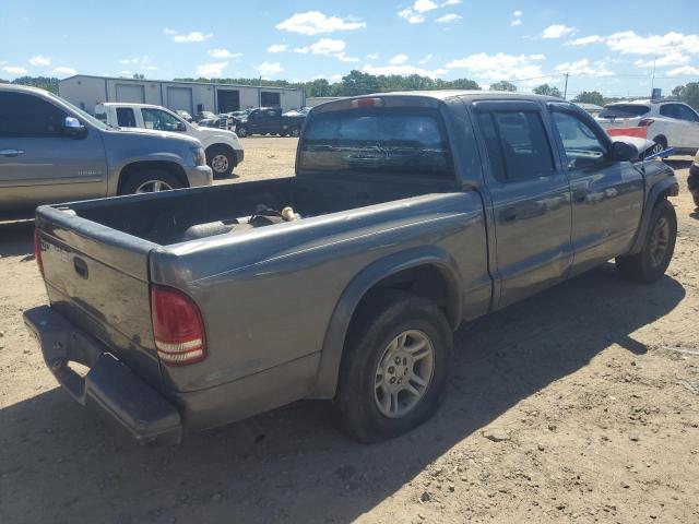 1B7HL38X42S683924 - 2002 DODGE DAKOTA QUAD SPORT GRAY photo 3