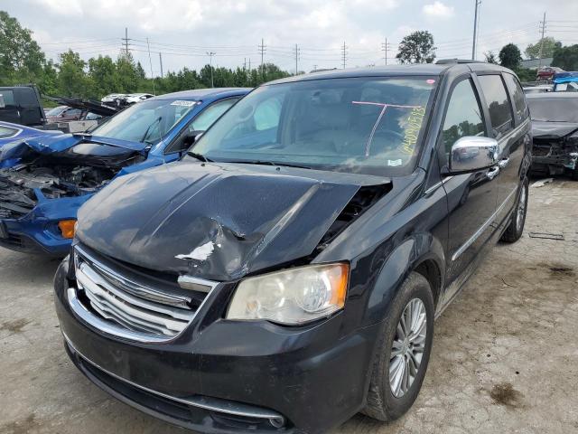 2C4RC1CG4DR537771 - 2013 CHRYSLER TOWN & COU TOURING L BLACK photo 1