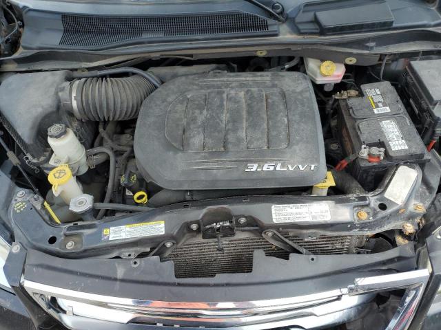 2C4RC1CG4DR537771 - 2013 CHRYSLER TOWN & COU TOURING L BLACK photo 12