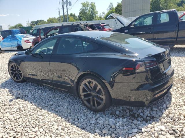 5YJSA1E53NF476977 - 2022 TESLA MODEL S Սև լուսանկար 2