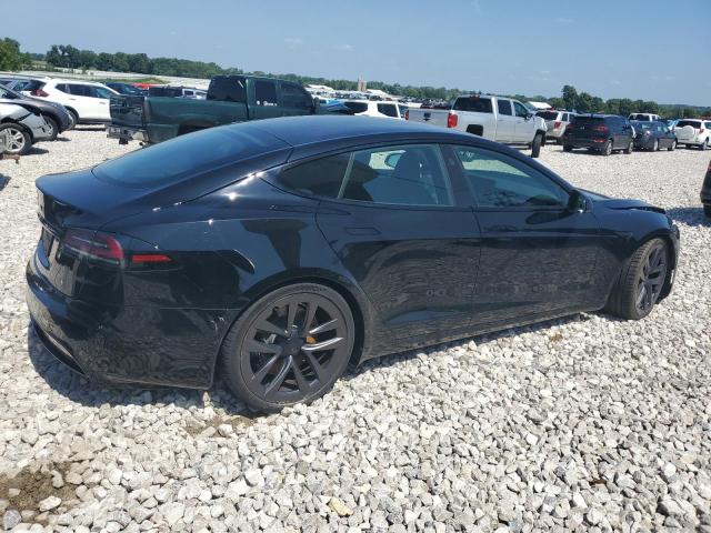 5YJSA1E53NF476977 - 2022 TESLA MODEL S Սև լուսանկար 3