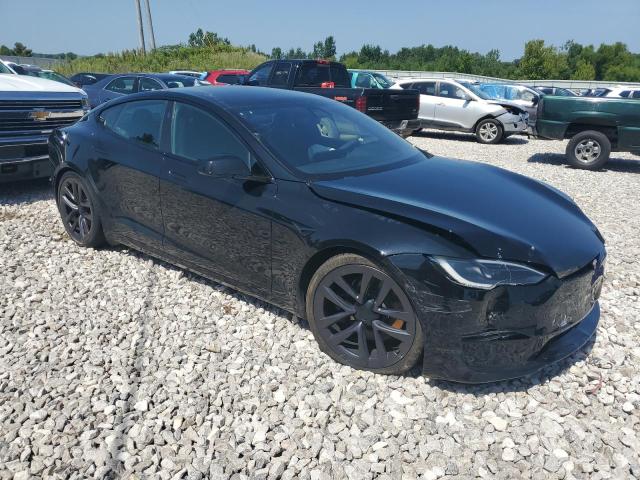 5YJSA1E53NF476977 - 2022 TESLA MODEL S Սև լուսանկար 4
