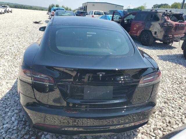 5YJSA1E53NF476977 - 2022 TESLA MODEL S Սև լուսանկար 6