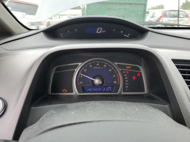 2HGFA16629H324411 - 2009 HONDA CIVIC LX-S Մոխրագույն լուսանկար 9