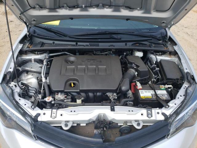 2T1BURHE0KC205084 - 2019 TOYOTA COROLLA L SILVER photo 11