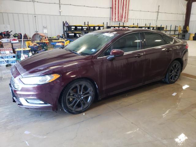 3FA6P0HD1JR217867 - 2018 FORD FUSION SE BURGUNDY photo 1