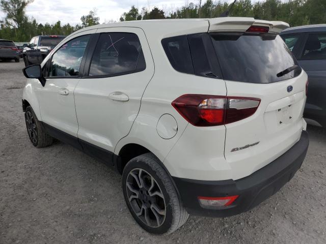 MAJ6S3JL3LC392477 - 2020 FORD ECOSPORT SES WHITE photo 2