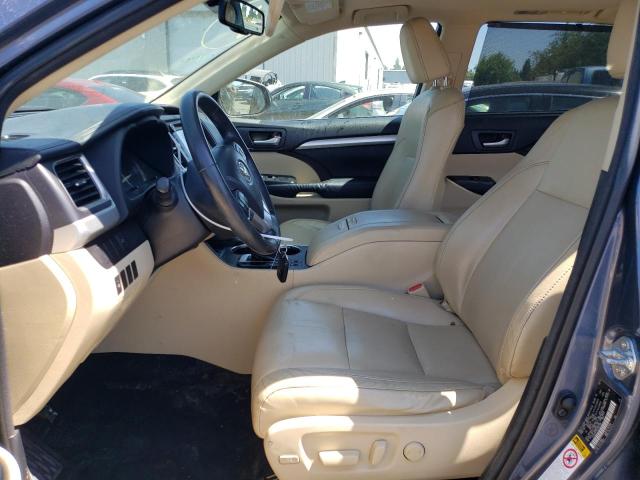 5TDJKRFH5FS084399 - 2015 TOYOTA HIGHLANDER XLE BLUE photo 7