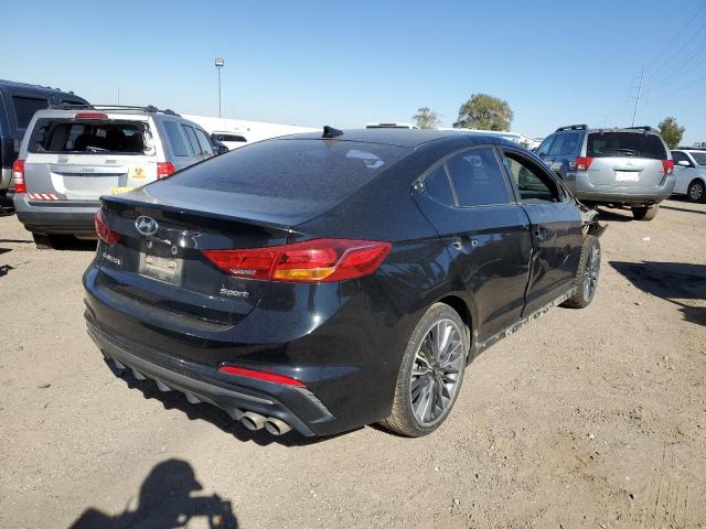 KMHD04LBXJU509007 - 2018 HYUNDAI ELANTRA SPORT BLACK photo 3